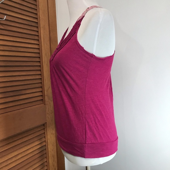 Eyelash Couture Racer Back Sleeveless Top - Picture 3 of 7